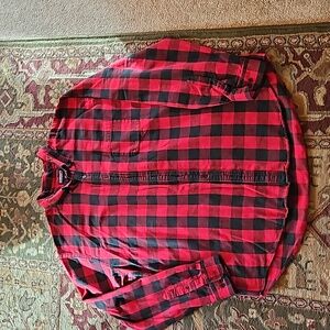 Lands' End Men's Plaid Shirt